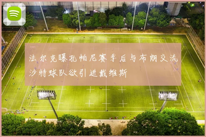 法尔克曝孔帕尼赛季后与布朗交流沙特球队欲引进戴维斯