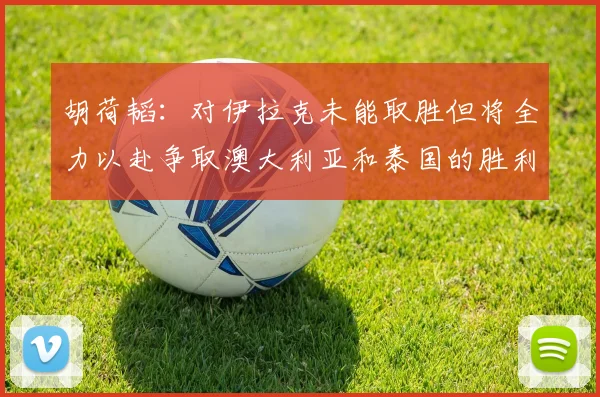 胡荷韬：对伊拉克未能取胜但将全力以赴争取澳大利亚和泰国的胜利