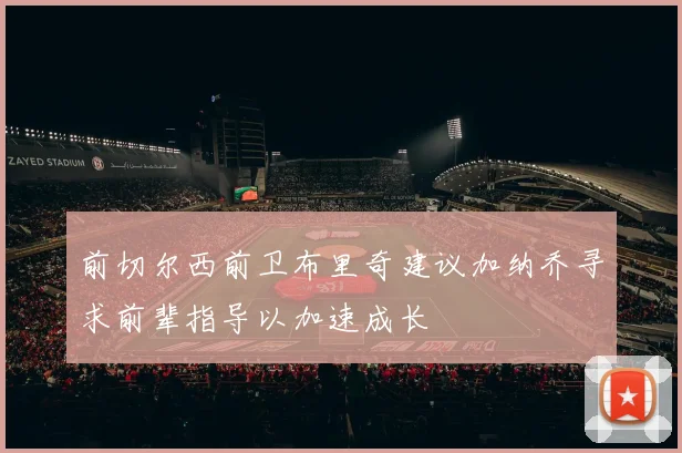 前切尔西前卫布里奇建议加纳乔寻求前辈指导以加速成长